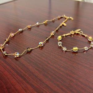 Dabby Reid glass necklace and bracelet